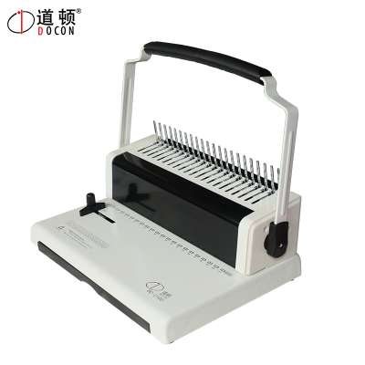 paper book plastic comb binding machine