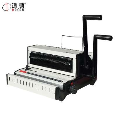 desktop manual 3:1 binding wire machine wire book binding machine